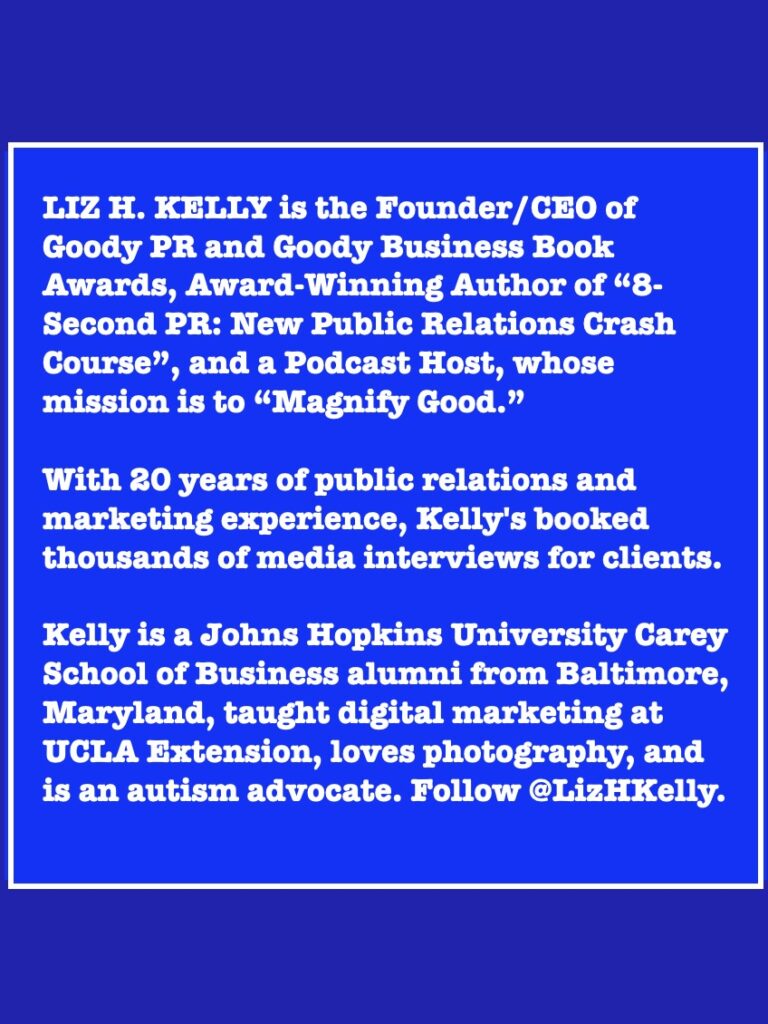 Goody PR Public Relations Agency About BIO Founder Liz H. Kelly